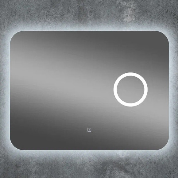 Зеркало Континент Elegant 800х600 ЗЛП78 с подсветкой с сенсорным выключателем