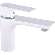 Смеситель для раковины Rav Slezak Vltava VT426.5CB Белый глянец Хром Смеситель для раковины Rav Slezak Vltava VT426.5CB Белый глянец Хром