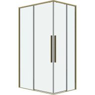 Душевой уголок Grossman Galaxy 90х70 300.K33.01.9070.32.00 профиль Золото сатин стекло прозрачное