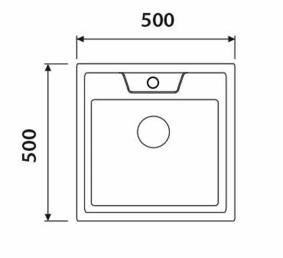 Кухонная мойка Kaiser KSS-5050 Хром Кухонная мойка Kaiser KSS-5050 Хром
