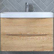 Тумба под раковину Velvex Clay 80 tp.CLA.9595.80.2Y подвесная Дуб верона