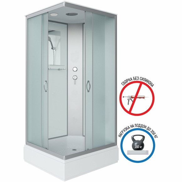 Душевая кабина Niagara Classic 100х80 NG-33084-14Q без гидромассажа