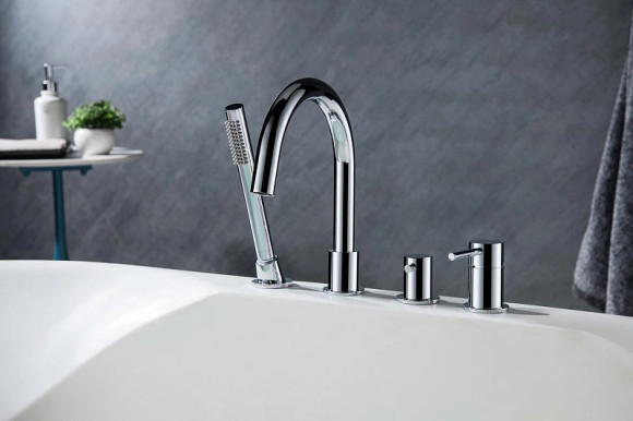 Смеситель на борт ванны Aquatek Европа AQ1348CR Хром