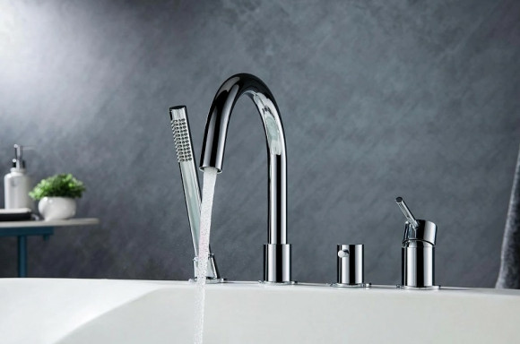 Смеситель на борт ванны Aquatek Европа AQ1348CR Хром