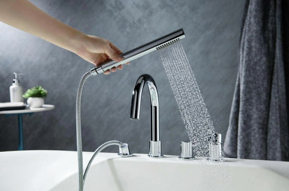 Смеситель на борт ванны Aquatek Европа AQ1348CR Хром