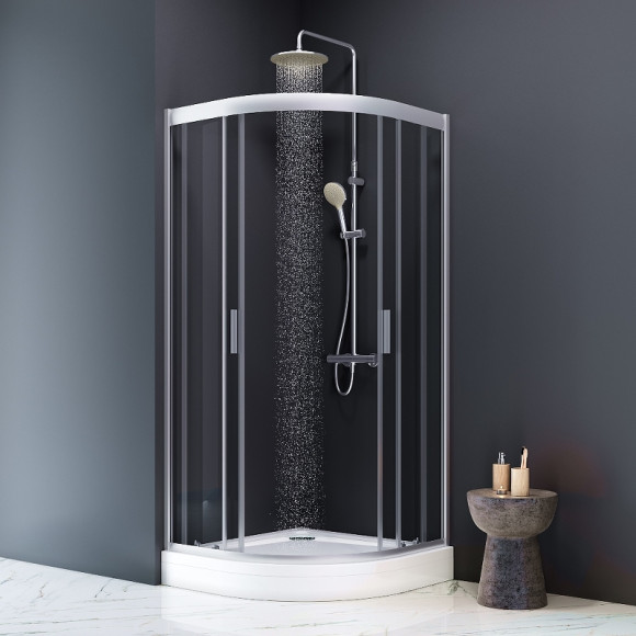 Акриловый поддон для душа AM.PM Gem W90T-401-090W с сифоном Белый