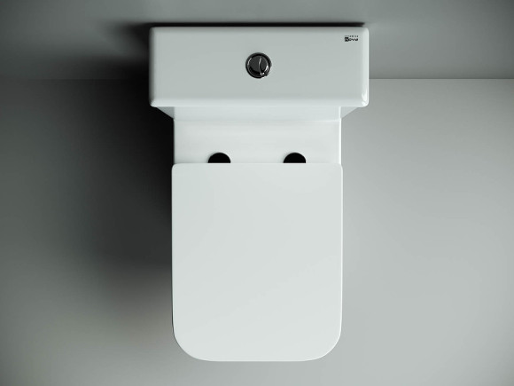 Унитаз компакт Ceramicanova Cubic CN1803 с бачком и сиденьем Микролифт Унитаз компакт Ceramicanova Cubic CN1803 с бачком и сиденьем Микролифт