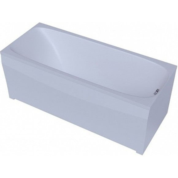 Акриловая ванна Aquatek Альфа 140x70 ALF140-0000024 без гидромассажа с фронтальной панелью с каркасом (разборный) со слив-переливом (справа)
