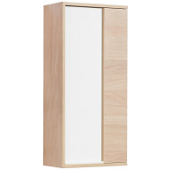 Подвесной шкаф Aquaton Бостон 40 1A239903BN010 Дуб эврика Белый глянец