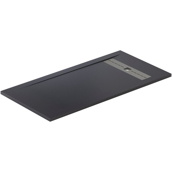 Душевой поддон из искусственного камня Allen Brau Infinity 160x90 8.21007-AM Антрацит Душевой поддон из искусственного камня Allen Brau Infinity 160x90 8.21007-AM Антрацит