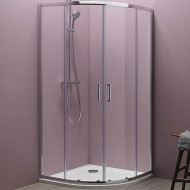 Душевой уголок Kolpa San Eco Quat TKP 80x80 538570 профиль Хром стекло прозрачное