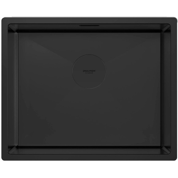 Кухонная мойка Paulmark Next 54 Uni PM215444-MBN Черная матовая