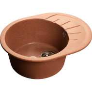 Кухонная мойка GranFest Rondo GF-R580L Терракот Кухонная мойка GranFest Rondo GF-R580L Терракот