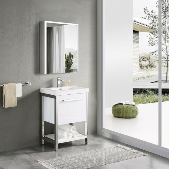 Зеркальный шкаф Esbano 50 ESMS5005 с подсветкой с инфракрасным выключателем Зеркальный шкаф Esbano 50 ESMS5005 с подсветкой с инфракрасным выключателем