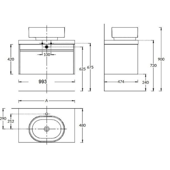 Тумба под раковину Kerama Marazzi Modula 100 MO.100.1+1\WHT подвесная Белая глянцевая Тумба под раковину Kerama Marazzi Modula 100 MO.100.1+1\WHT подвесная Белая глянцевая