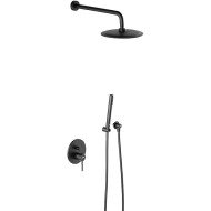 Душевая система Damixa Scandinavian Pure 936520300 Черная матовая Душевая система Damixa Scandinavian Pure 936520300 Черная матовая