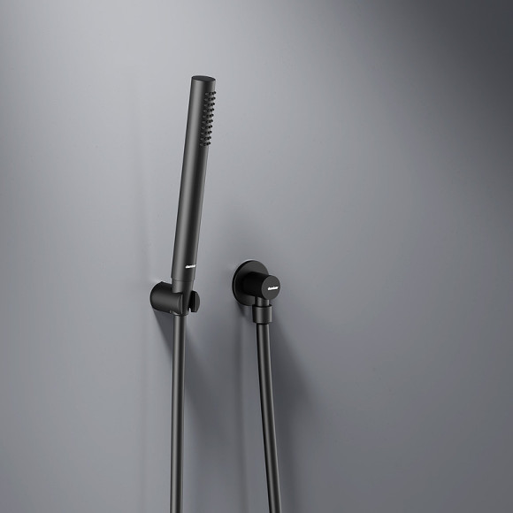 Душевая система Damixa Scandinavian Pure 936520300 Черная матовая