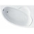 Акриловая ванна Santek Шри-Ланка 150х100 R 1WH302395 без гидромассажа