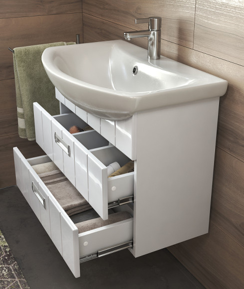 Тумба под раковину Vigo Diana 70 tp.DIA.BAL.70.2Y подвесная Белая