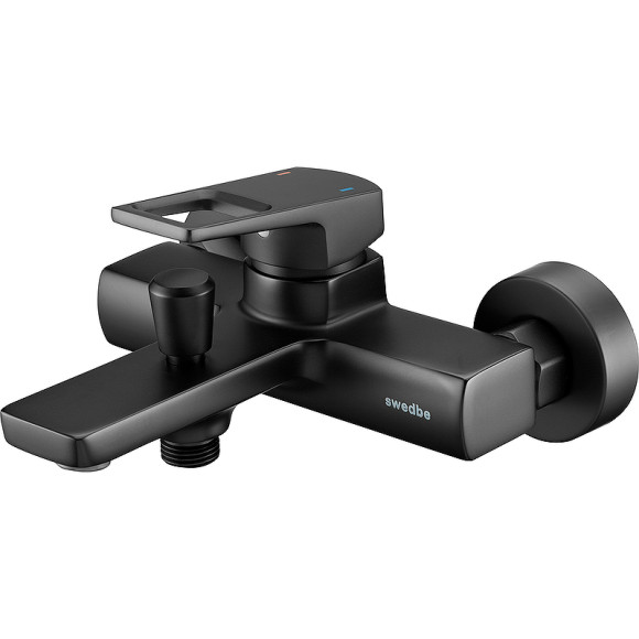 Смеситель для ванны Swedbe Kronos 2030B Черный матовый Смеситель для ванны Swedbe Kronos 2030B Черный матовый