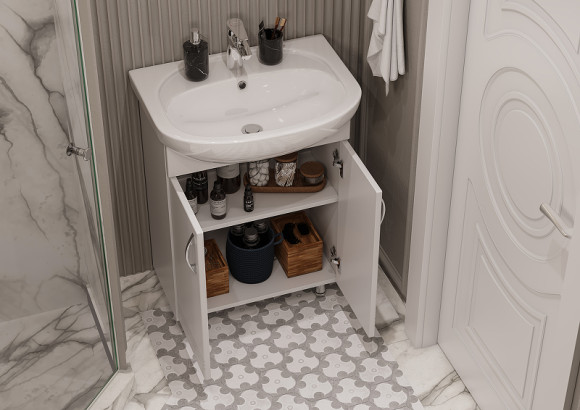 Тумба под раковину Aquaton Онда 56 1A122801ON010 Белая