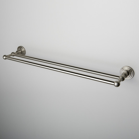 Полотенцедержатель WasserKRAFT Ammer K-7040 двойной Хром матовый Полотенцедержатель WasserKRAFT Ammer K-7040 двойной Хром матовый