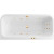 Акриловая ванна Excellent Arana 180x85 WAEX.ARA18.LINE.GL с гидромассажем
