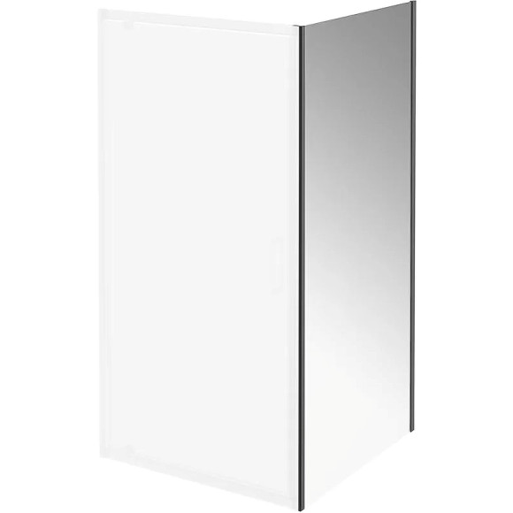 Душевая стенка Kerama Marazzi Vetro 80 VE.80.FP.BLK.M профиль Черный матовый стекло прозрачное Душевая стенка Kerama Marazzi Vetro 80 VE.80.FP.BLK.M профиль Черный матовый стекло прозрачное