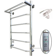 Электрический полотенцесушитель Тругор ПЭК 6 П СП 80x50 с полкой Хром