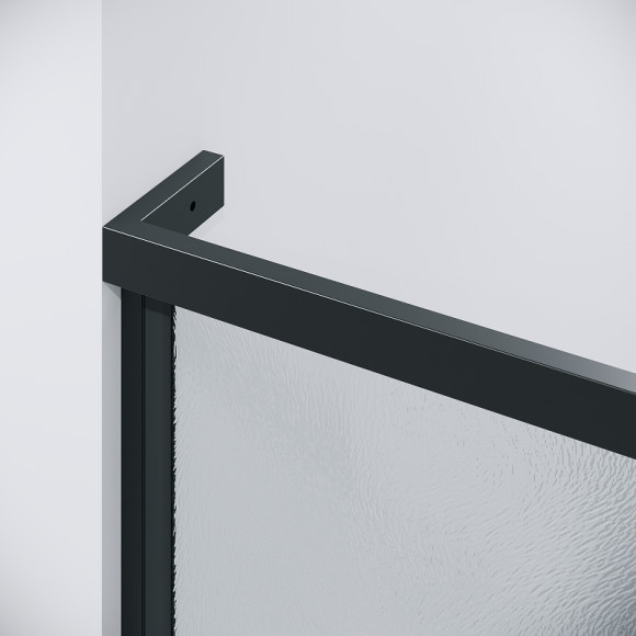 Душевая дверь Grossman Pragma 110 100.K33.03.110.21.02 профиль Черный матовый стекло шиншилла Душевая дверь Grossman Pragma 110 100.K33.03.110.21.02 профиль Черный матовый стекло шиншилла