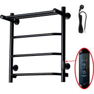Электрический полотенцесушитель Тругор ПЭК 6П СП 60x50 с полкой Черный