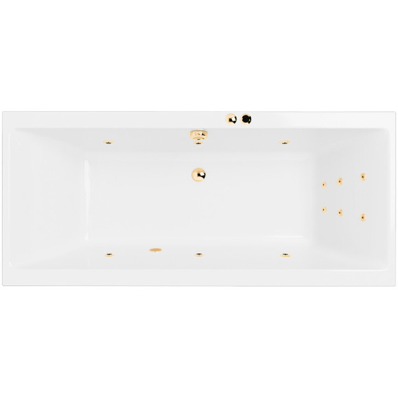 Акриловая ванна Excellent Pryzmat Slim 180x80 WAEX.PRY18S.LINE.GL с гидромассажем
