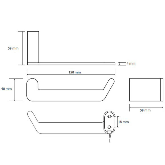 Держатель туалетной бумаги Bemeta Organic 157112021 Хром Держатель туалетной бумаги Bemeta Organic 157112021 Хром