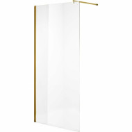 Душевая перегородка Niagara Nova 90 NG-643-90GOLD профиль Холодное золото стекло прозрачное