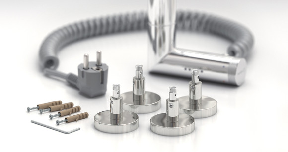 Электрический полотенцесушитель Сунержа Галант 2.0 1200x500 L 00-5200-1250 Хром