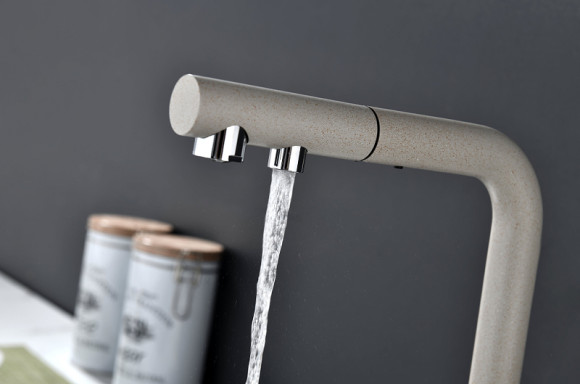 Смеситель для кухни Paulmark Serpentine Se213222-BE Бежевый Смеситель для кухни Paulmark Serpentine Se213222-BE Бежевый