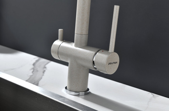 Смеситель для кухни Paulmark Serpentine Se213222-BE Бежевый Смеситель для кухни Paulmark Serpentine Se213222-BE Бежевый