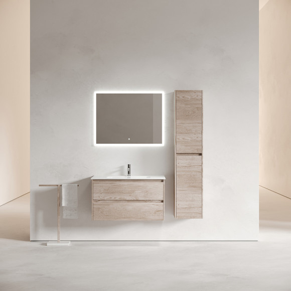 Тумба под раковину Sancos Libra 90 LB90EG подвесная Дуб галифакс натуральный