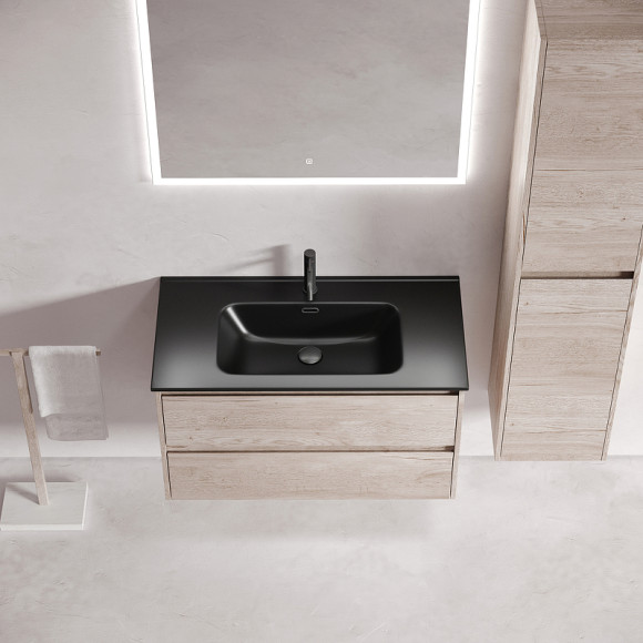 Тумба под раковину Sancos Libra 90 LB90EG подвесная Дуб галифакс натуральный