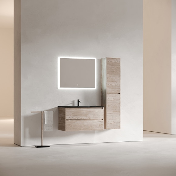 Тумба под раковину Sancos Libra 90 LB90EG подвесная Дуб галифакс натуральный