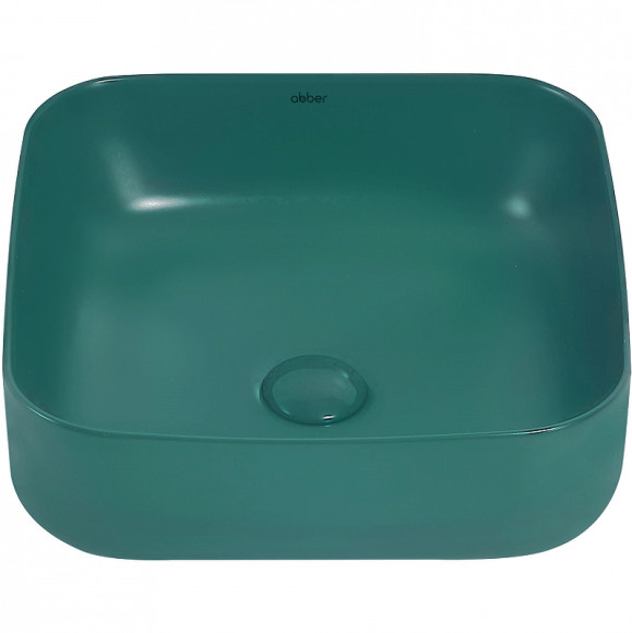Раковина-чаша Abber Rechteck 39 AC2211MBG Темно-зеленая матовая
