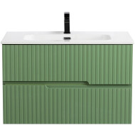 Тумба под раковину Cezares Duet-N 80 DUET-N-800-2C-SO-PS-P подвесная Фисташковый Софт