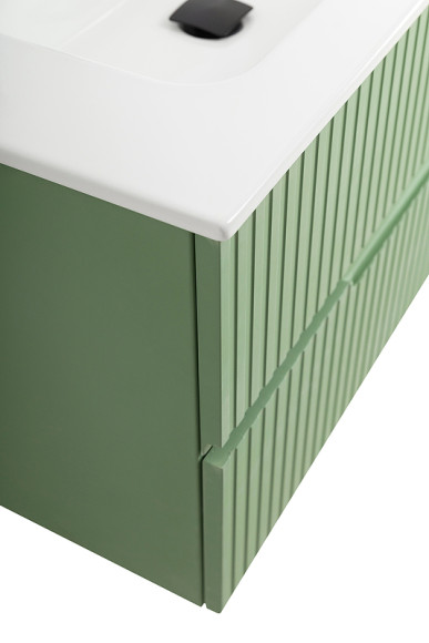 Тумба под раковину Cezares Duet-N 80 DUET-N-800-2C-SO-PS-P подвесная Фисташковый Софт