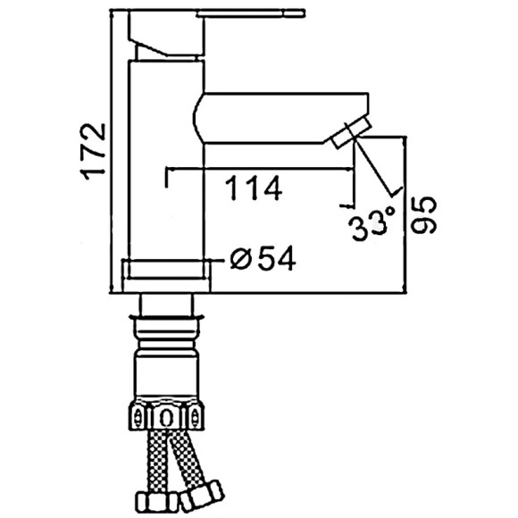 Смеситель для раковины ESKO Orlando OL 26 Хром Смеситель для раковины ESKO Orlando OL 26 Хром