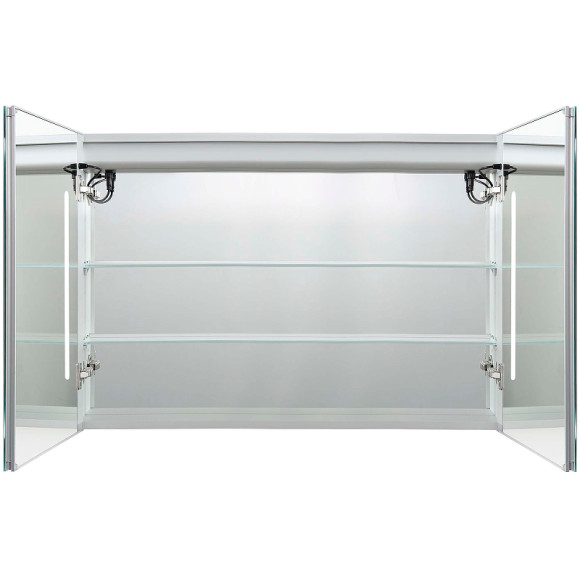 Зеркальный шкаф Aquatek 100 AQ7104-MLC с подсветкой Хром Зеркальный шкаф Aquatek 100 AQ7104-MLC с подсветкой Хром