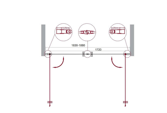 Душевая дверь BelBagno Etna 190 ETNA-B-2-190-C-Cr профиль Хром стекло прозрачное Душевая дверь BelBagno Etna 190 ETNA-B-2-190-C-Cr профиль Хром стекло прозрачное