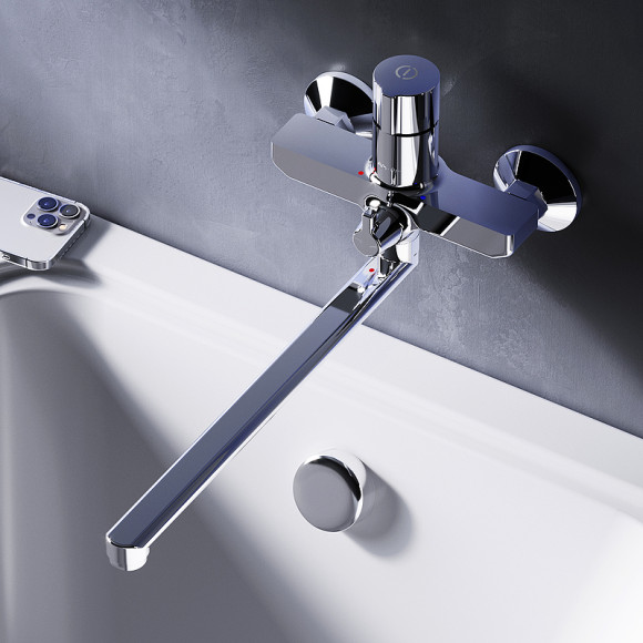 Смеситель для ванны AM.PM X-Joy F85A90500 универсальный Хром Смеситель для ванны AM.PM X-Joy F85A90500 универсальный Хром