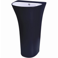 Раковина CeramaLux 48 G-307G Черная