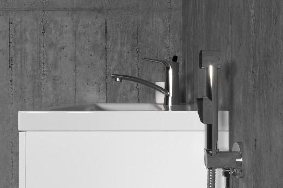 Смеситель для раковины Damixa Jupiter 770230001 с гигиеническим душем Хром