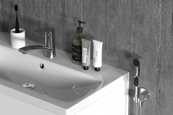 Смеситель для раковины Damixa Jupiter 770230001 с гигиеническим душем Хром